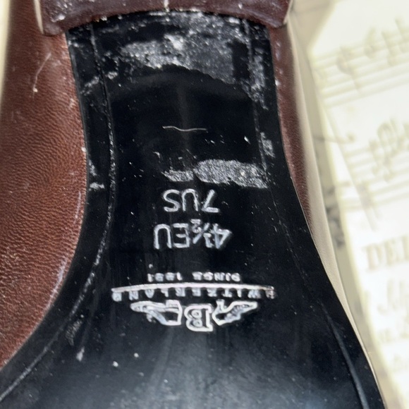 Bally Brown Leather Paradisea Flats - Picture 9 of 11